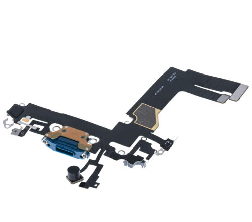 Câble flexible de chargement pour iPhone 13 Mini (Premium) (Bleu) – Image 4