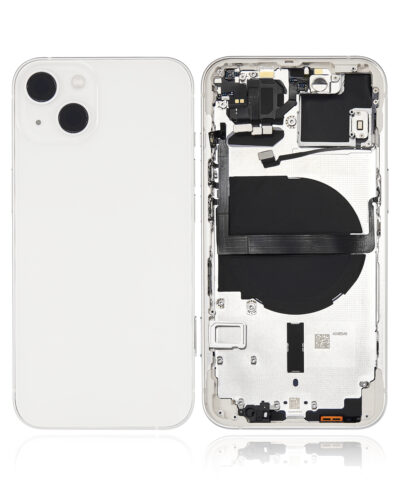 Back Housing W/ Small Parts For iPhone 13 (EU / Global Version) (Aftermarket Plus) (Starlight) – Image 2