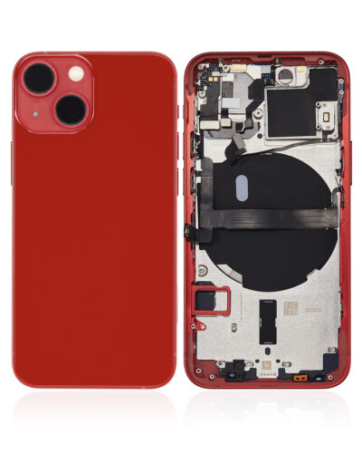 Back châssis W/ Small Parts pour iPhone 13 Mini (EU / Global Version) (compatible qualité supérieure) (rouge) – Image 2