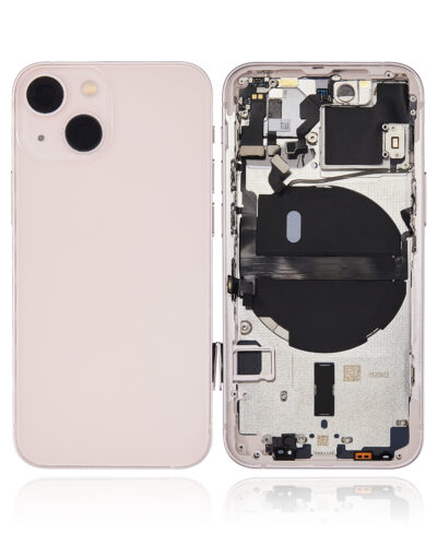 Coque arrière avec petites pièces pour iPhone 13 Mini (version UE/globale) (pièce de rechange Plus) (rose) – Image 2