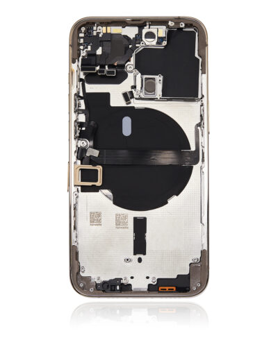 Coque arrière avec petites pièces pour iPhone 13 Pro (version UE/globale) (compatible qualité supérieure) (Or) – Image 5