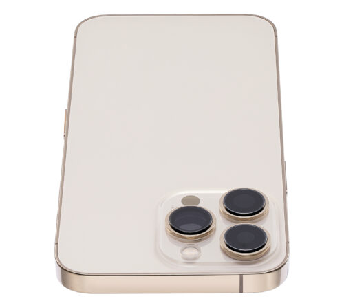 Coque arrière avec petites pièces pour iPhone 13 Pro (version UE/globale) (compatible qualité supérieure) (Or) – Image 8