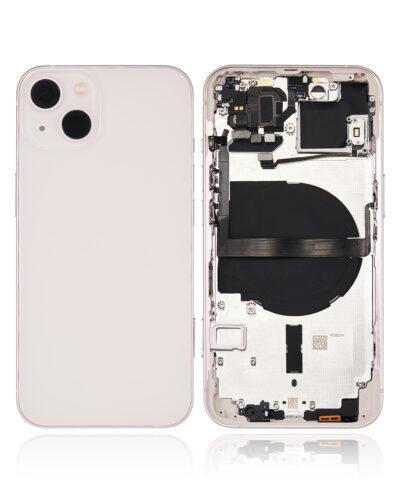 Coque arrière avec petites pièces pour iPhone 13 (version UE/globale) (pièce de rechange Plus) (rose) – Image 2