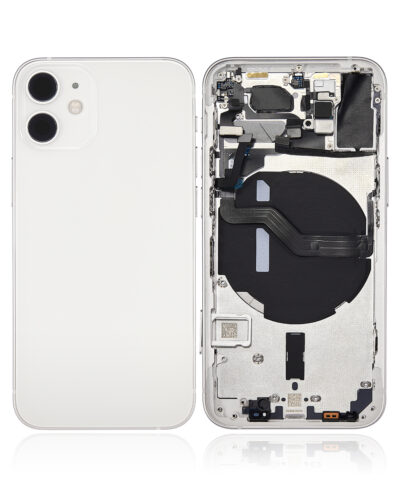 Back châssis W/ Small Parts pour iPhone 12 Mini (EU / Global Version) (compatible qualité supérieure) (blanc) – Image 2