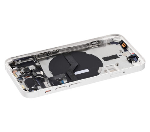 Coque arrière avec petites pièces pour iPhone 12 Mini (version UE/globale) (pièce de rechange Plus) (blanche) – Image 7