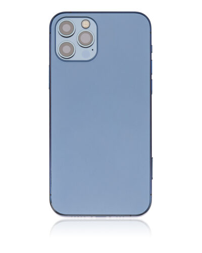 Back Housing W/ Small Parts For iPhone 12 Pro (EU / Global Version) (Aftermarket Plus) (Pacific Blue) – Image 4