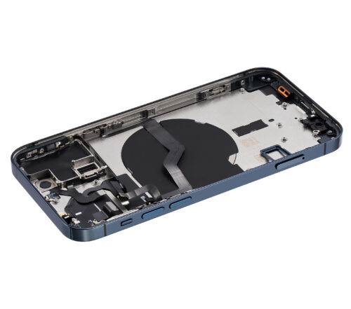 Back Housing W/ Small Parts For iPhone 12 Pro (EU / Global Version) (Aftermarket Plus) (Pacific Blue) – Image 7