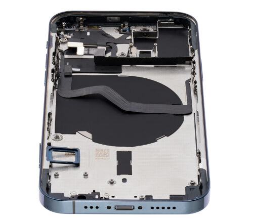 Back Housing W/ Small Parts For iPhone 12 Pro (EU / Global Version) (Aftermarket Plus) (Pacific Blue) – Image 8