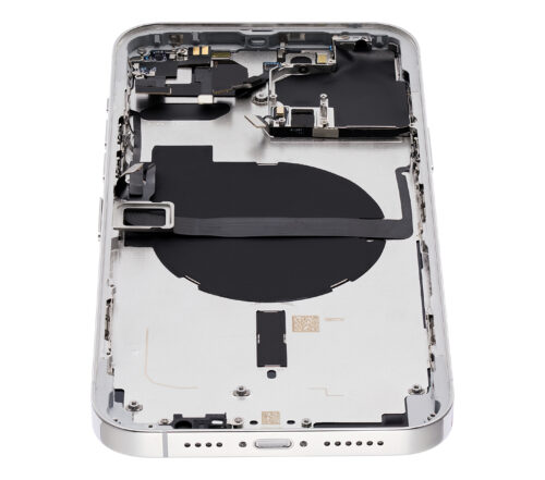 Coque arrière avec petites pièces pour iPhone 13 Pro Max (version UE/globale) (pièce de rechange Plus) (argent) – Image 8
