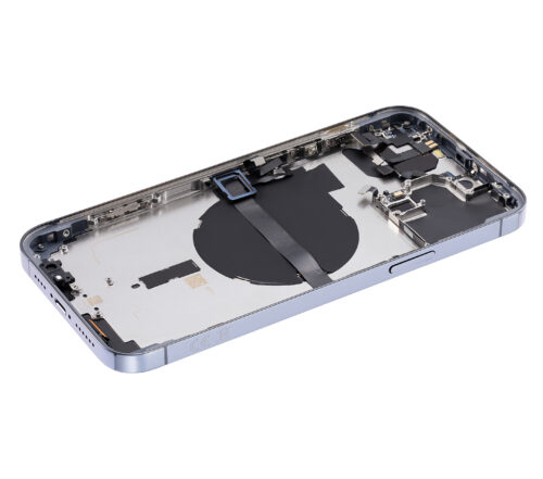 Coque arrière avec petites pièces pour iPhone 13 Pro Max (version UE/globale) (compatible qualité supérieure) (bleu Sierra) – Image 7