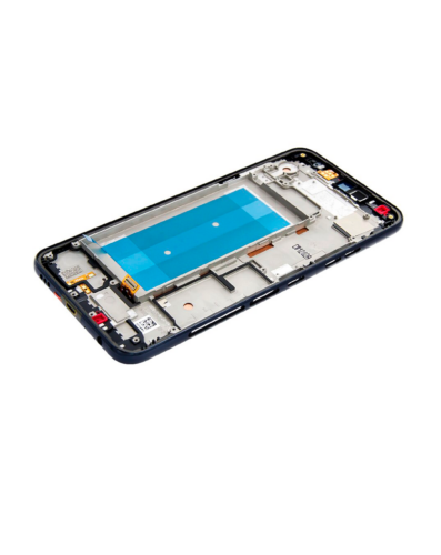 Écran LCD avec cadre pour LG Q60 (version simple carte SIM) / K50 (2019) / X520 (reconditionné) (noir aurore) – Image 2
