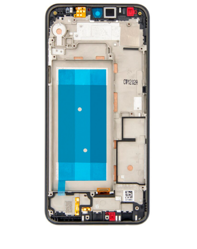 Écran LCD avec cadre pour LG Q60 (version simple carte SIM) / K50 (2019) / X520 (reconditionné) (noir aurore) – Image 4