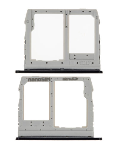 Sim Card + SD Card Tray For LG Q60 / K50 ( 2019 / X520 ) / K40S (2019 / X430) (Gray) – Image 2