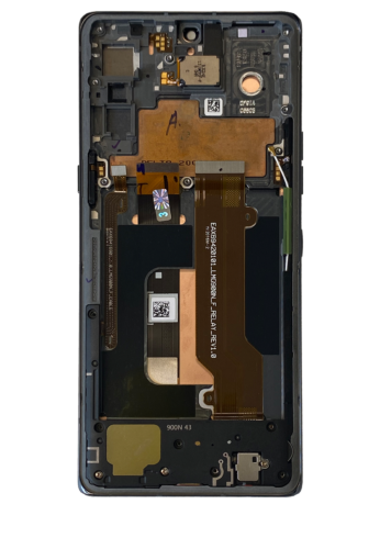 OLED Assembly With Frame For LG Velvet 5G (Non-Verizon 5G UW Frame) (Refurbished) (Black) – Image 4