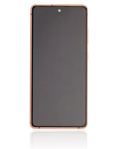OLED Assembly With Frame For Samsung Galaxy S20 FE 4G / 5G (Service Pack) (Cloud Orange) – Image 4