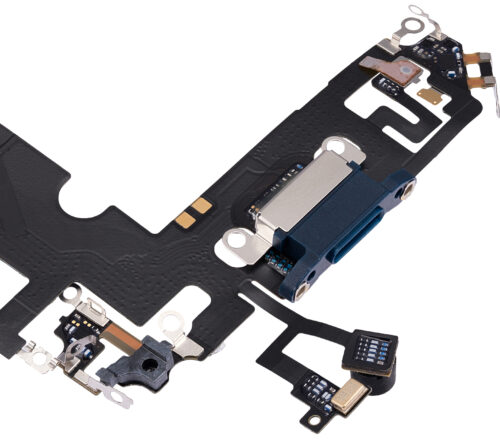 Câble flexible de port de charge pour iPhone 12 Mini (pièce d'origine d'occasion) (bleu) – Image 6