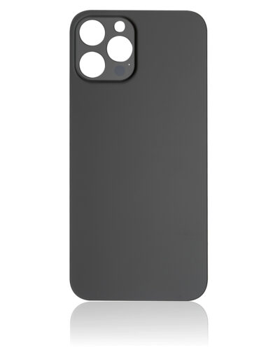 Vitre arrière avec 3M adhésif pour iPhone 12 Pro Max (No Logo / Large Camera Hole) (graphite) – Image 4