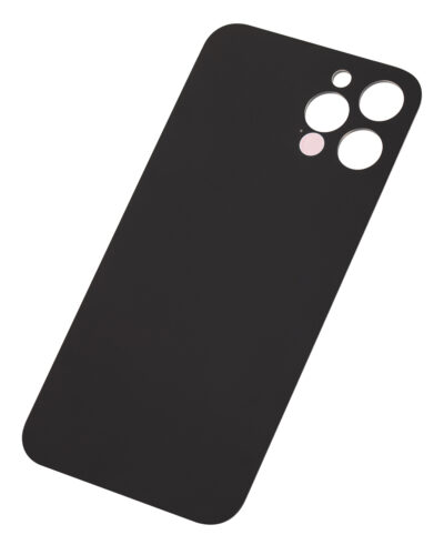 Vitre arrière avec 3M adhésif pour iPhone 12 Pro Max (No Logo / Large Camera Hole) (graphite) – Image 7