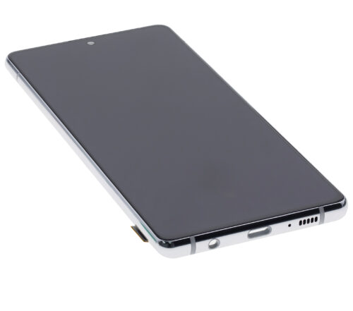 Écran OLED avec cadre pour Samsung Galaxy A71 5G (A716U / 2020) (Remis à neuf) (Prism Cube Argent) – Image 3