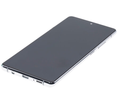 Écran OLED avec cadre pour Samsung Galaxy A71 5G (A716U / 2020) (Remis à neuf) (Prism Cube Argent) – Image 4
