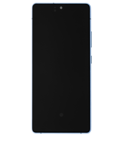 Écran OLED avec cadre pour Samsung Galaxy A71 5G (A716U / 2020) (Remis à neuf) (Bleu Cube Prisme) – Image 8