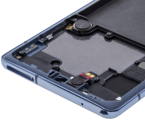 Écran OLED avec cadre pour Samsung Galaxy A71 5G (A716U / 2020) (Remis à neuf) (Bleu Cube Prisme) – Image 7