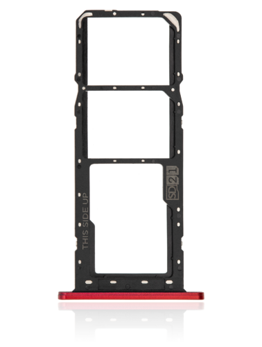Tiroir double carte SIM pour Motorola Moto E6S (XT2053 / 2020) (Rouge lever de soleil) – Image 2