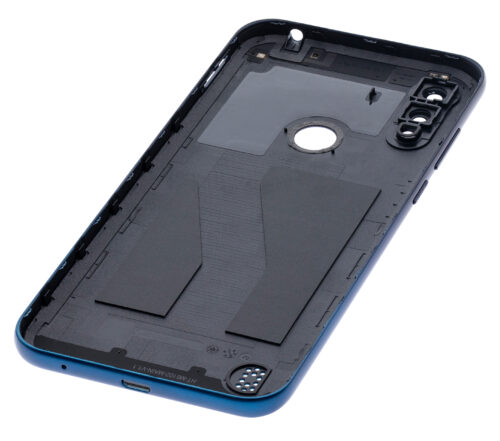 Coque arrière en verre pour Motorola Moto E6S (XT2053 / 2020) (Bleu Paon) – Image 6