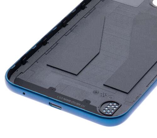 Coque arrière en verre pour Motorola Moto E6S (XT2053 / 2020) (Bleu Paon) – Image 8