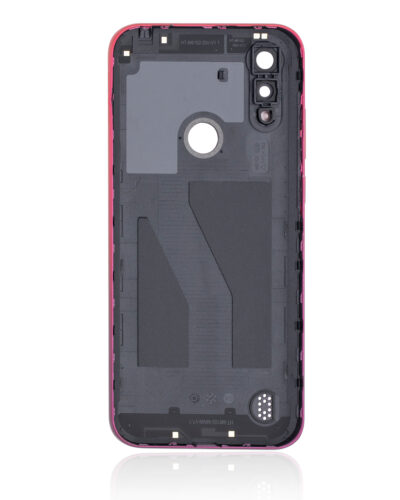 Coque arrière en verre pour Motorola Moto E6S (XT2053 / 2020) (Rouge Aurore) – Image 4