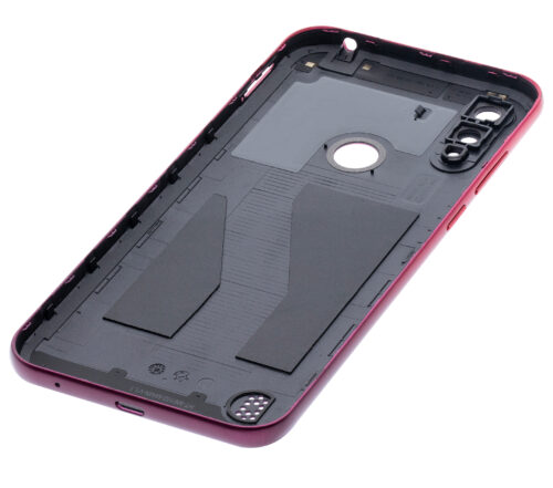 Coque arrière en verre pour Motorola Moto E6S (XT2053 / 2020) (Rouge Aurore) – Image 6
