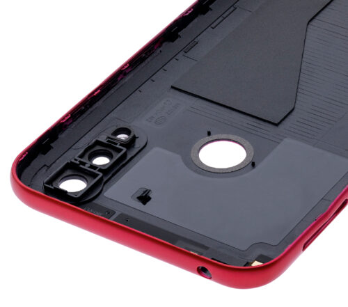 Coque arrière en verre pour Motorola Moto E6S (XT2053 / 2020) (Rouge Aurore) – Image 7