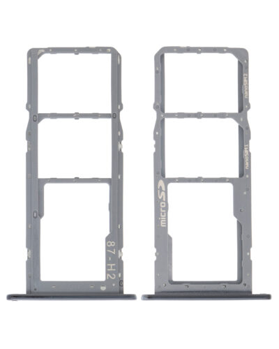 Tiroir double carte SIM pour LG K42 (2020) / K52 (2020) (Noir) – Image 2