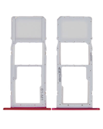 Single tiroir SIM pour LG K42 (2020) / K52 (2020) (rouge) – Image 2