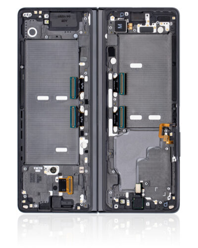 Écran OLED interne avec cadre pour Samsung Galaxy Z Fold 2 5G (États-Unis et international) (lot de service) (Noir mystique) – Image 4