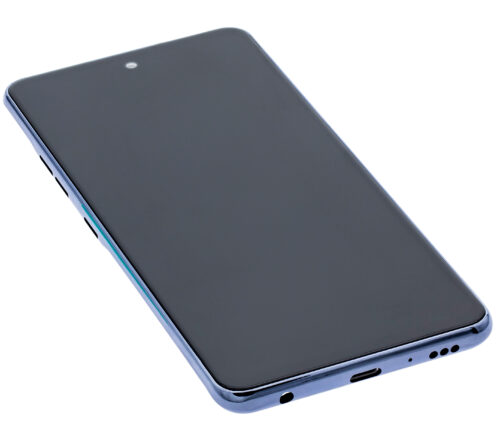 Écran LCD avec cadre pour LG Q92 5G / Q920 (reconditionné) (noir) – Image 5