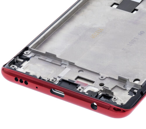 Écran LCD complet avec cadre pour LG Q92 5G / Q920 (reconditionné) (rouge) – Image 10