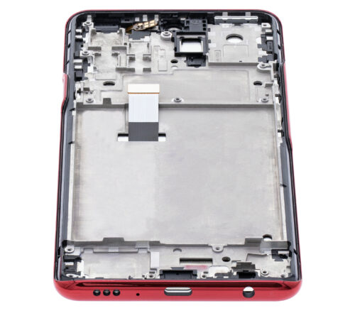 Écran LCD complet avec cadre pour LG Q92 5G / Q920 (reconditionné) (rouge) – Image 12