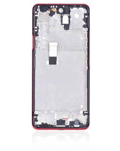 Écran LCD complet avec cadre pour LG Q92 5G / Q920 (reconditionné) (rouge) – Image 4