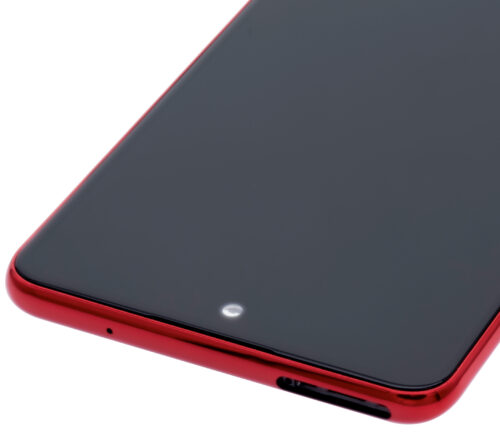 Écran LCD complet avec cadre pour LG Q92 5G / Q920 (reconditionné) (rouge) – Image 8
