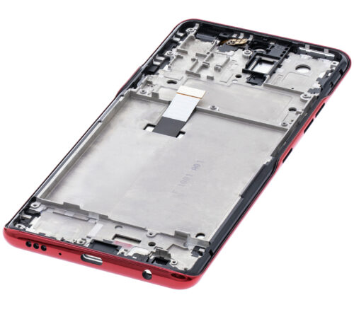 Écran LCD complet avec cadre pour LG Q92 5G / Q920 (reconditionné) (rouge) – Image 9
