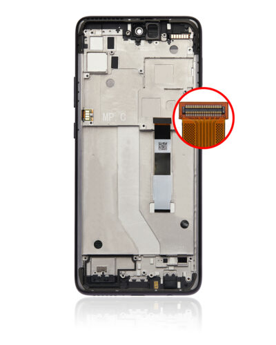 Écran LCD avec cadre pour Motorola One 5G Ace (XT2113-2 / 2021) (Remis à neuf) (Gris volcanique) – Image 4