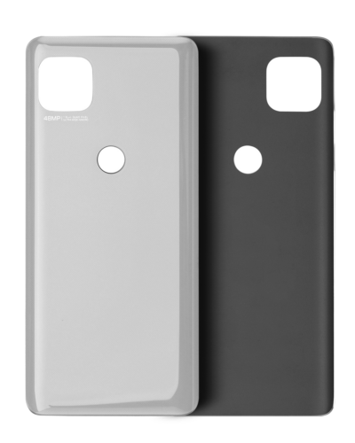 Back cover Glass For Motorola Moto G 5G (XT2113-3 / 2020) (Frosted Silver)