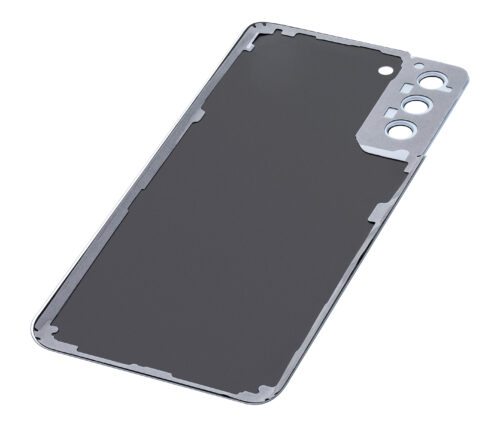 Cache arrière verre avec lentille de caméra pour Samsung Galaxy S21 Plus (No Logo) (compatible qualité supérieure) (Phantom Silver) – Image 7