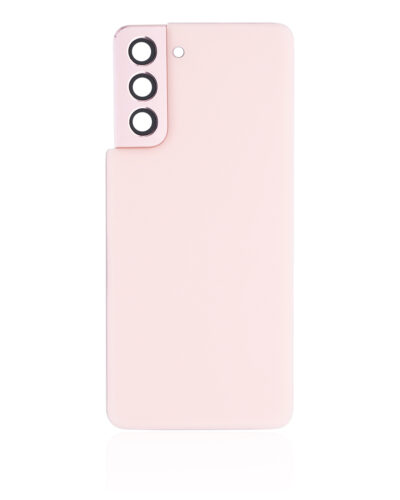 Coque arrière en verre avec objectif pour Samsung Galaxy S21 5G (sans logo) (Pièce de rechange Plus) (Rose fantôme) – Image 3