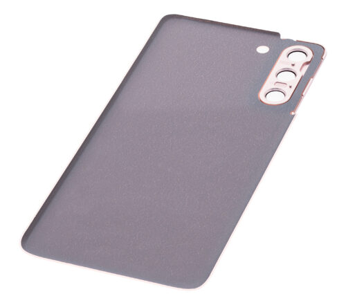 Back Cover Glass With Camera Lens For Samsung Galaxy S21 5G (Service Pack) (Phantom Pink) – Image 5