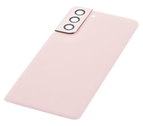 Coque arrière en verre avec objectif pour Samsung Galaxy S21 5G (sans logo) (Pièce de rechange Plus) (Rose fantôme) – Image 8