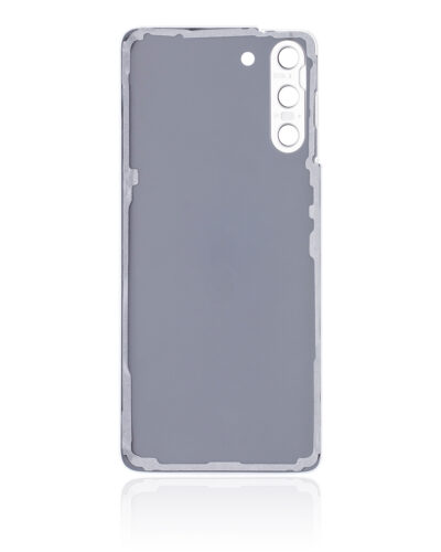 Coque arrière en verre avec objectif de caméra pour Samsung Galaxy S21 5G (Pack de service) (Blanc fantôme) – Image 3
