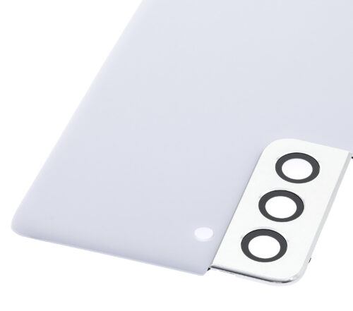 Coque arrière en verre avec objectif de caméra pour Samsung Galaxy S21 5G (Pack de service) (Blanc fantôme) – Image 6