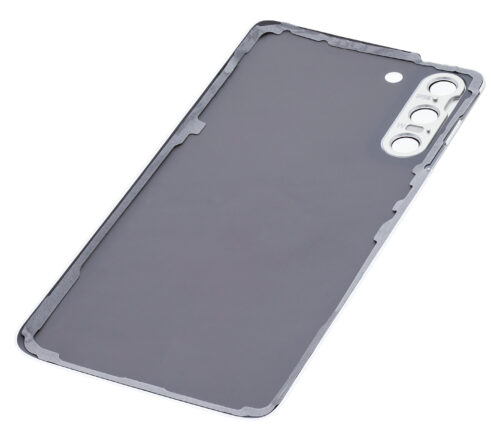 Coque arrière en verre avec objectif de caméra pour Samsung Galaxy S21 5G (Pack de service) (Blanc fantôme) – Image 7